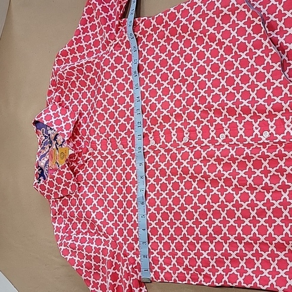 Ruby Rd. Size 10 Wrinkle Resistant Button Down Shirt w. Contrasting Cuffs, NEW - Picture 9 of 13
